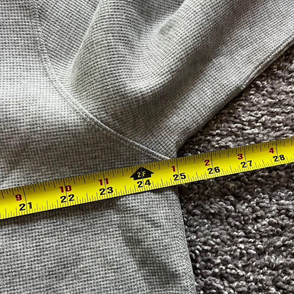 Public Rec Waffle Knit Hoodie Sweatshirt Pullover Heather Grey Mens XL - Picture 5 of 6